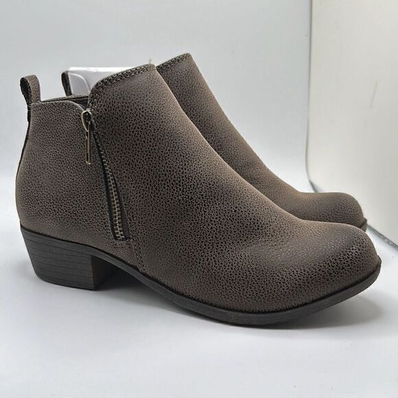 CUSHIONAIRE Women's bootie with Memory Foam 6.5 BROWN - Picture 1 of 7